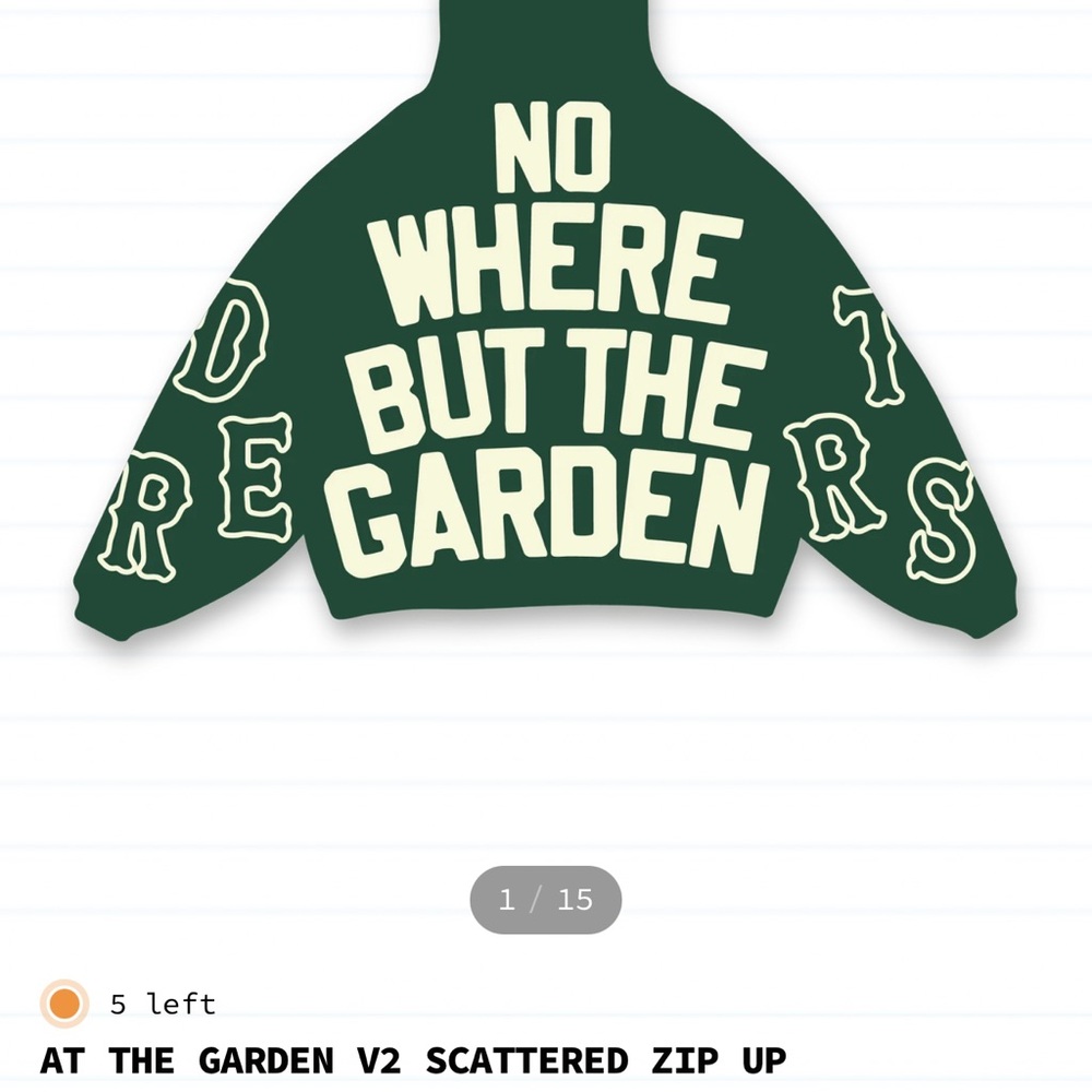 Green 'At the Garden' Zip-Up Jacket